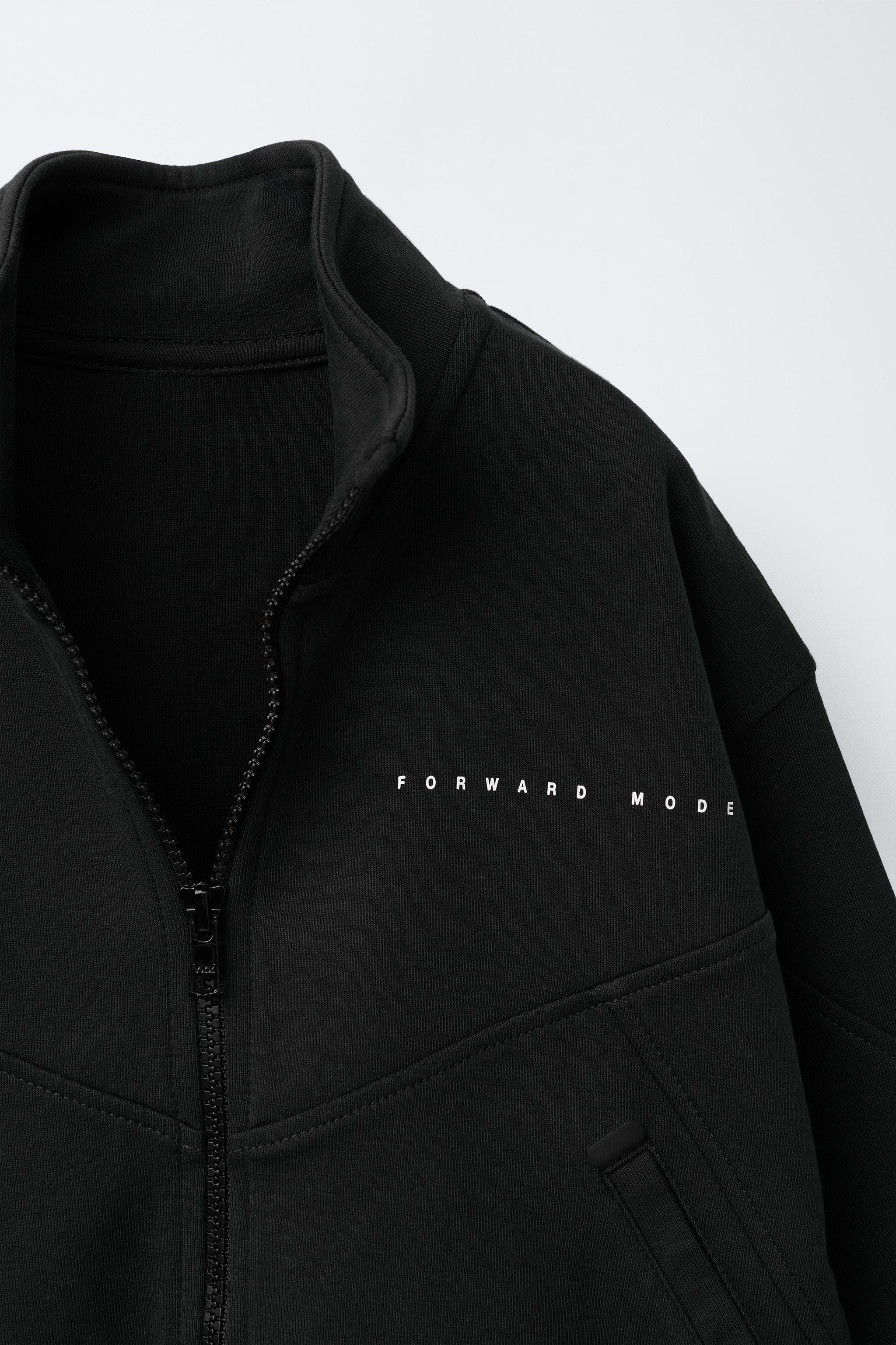 SWEAT INTERLOCK ZIPPÉ